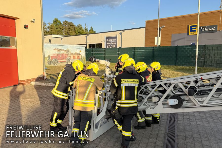 Ausbildung mit der Feuerwehr Mittenwalde